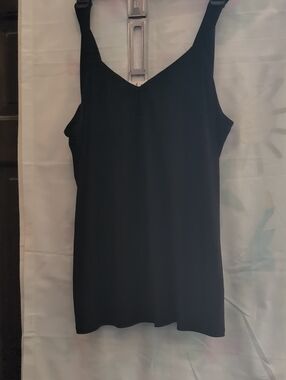 Black Women's V-Neck Tank Top